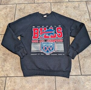 Buffalo Bills Late 80s Vintage Men's Small Ladies Medium Sweatshirt